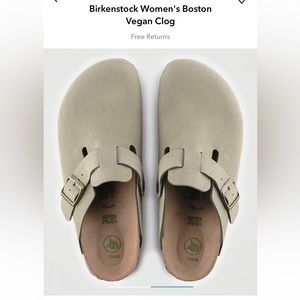 Birkenstock womens Boston vegan clog